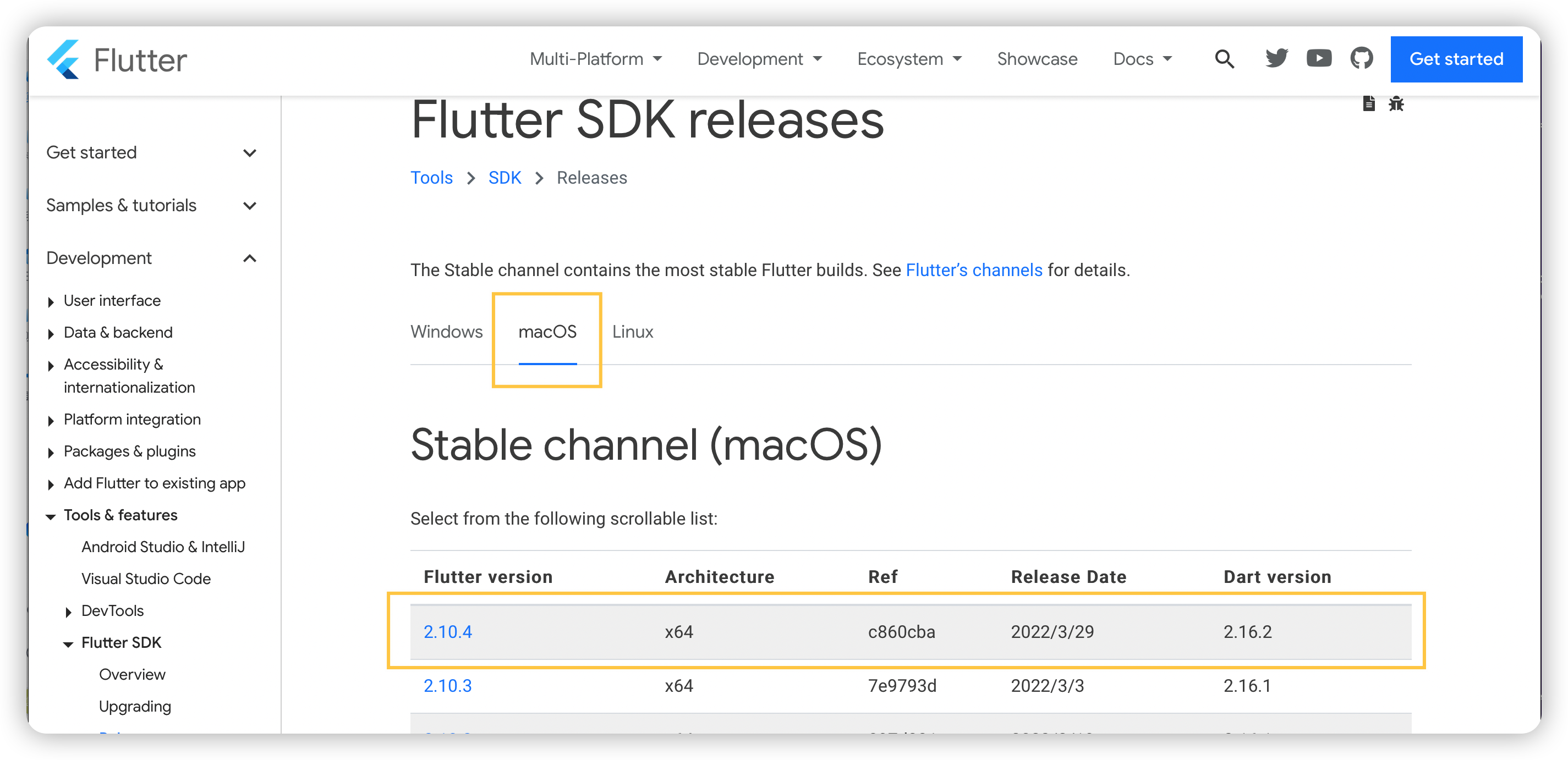 Mac flutter 
